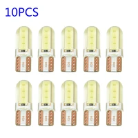 10pcs car interior lights wedge dome lamps reading lights dashboard lamps side marker lamps 12v 194 t10 w5w white led lights