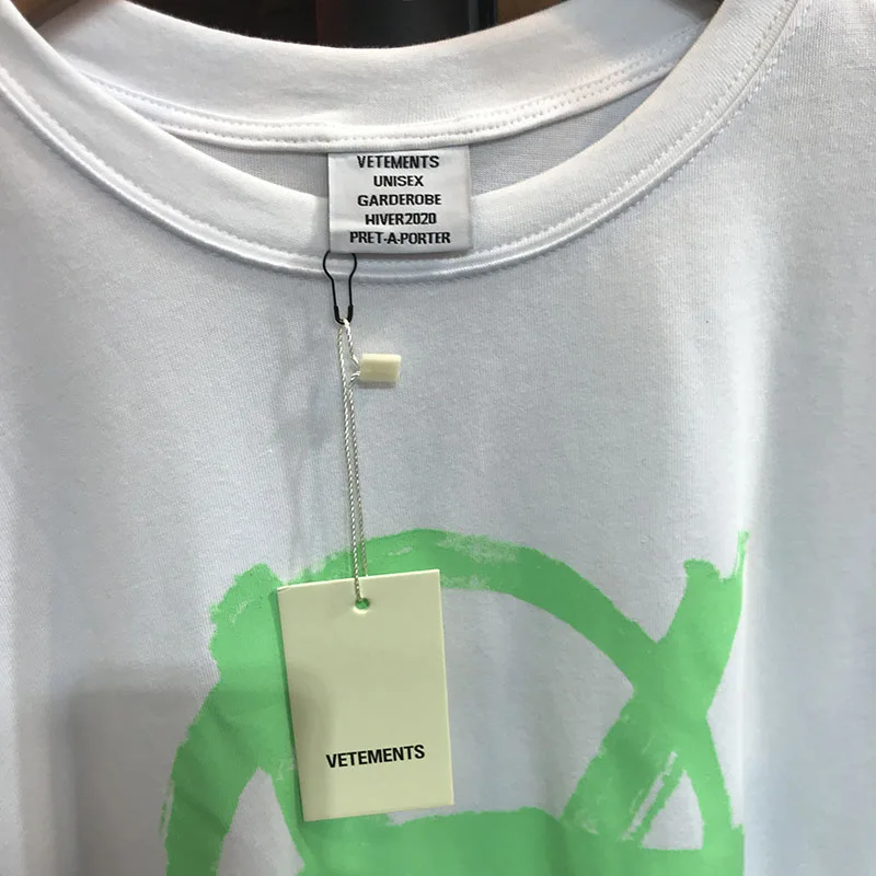 

Street Top High Quality Cotton Vetements Embroidery T-shirt Men Women 1:1 Casual VTM Top Tee Big Printing Vetements T shirt