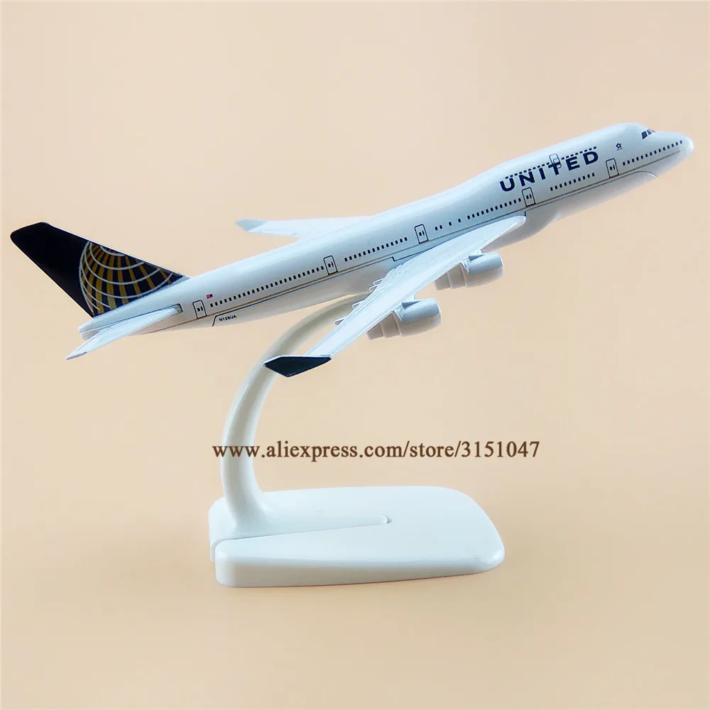 16 см Air American United Boeing 747 B747 Airlines модель самолета Модель сплав металлический самолет