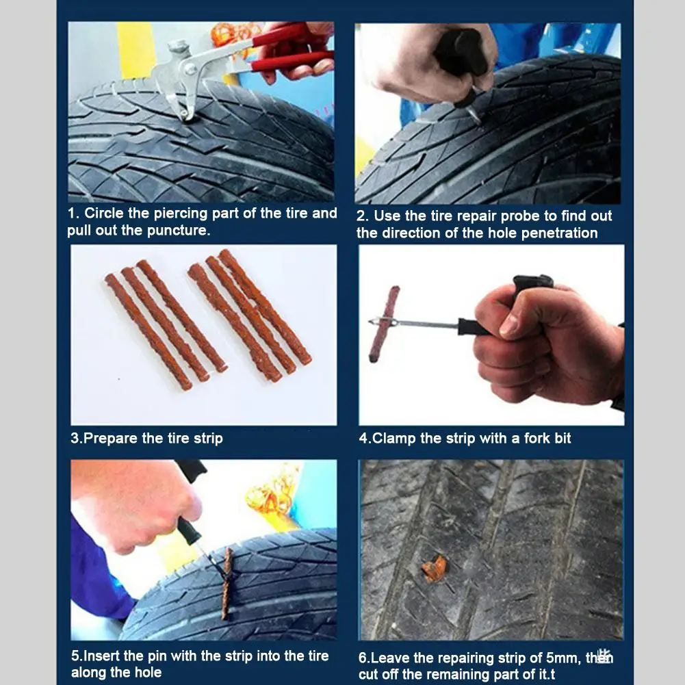 14 шт. набор инструментов для ремонта шин Многофункциональный металлический нож