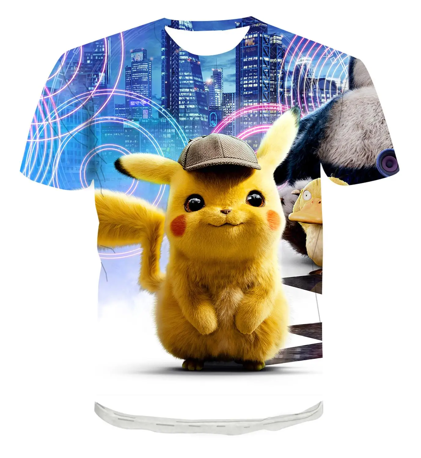 

2020 Fashiong Hot 3D T shirt Men's 3D Printed Street Fashion Design Short sleeved Outdoor Leisure Top Summer Man's T shirt