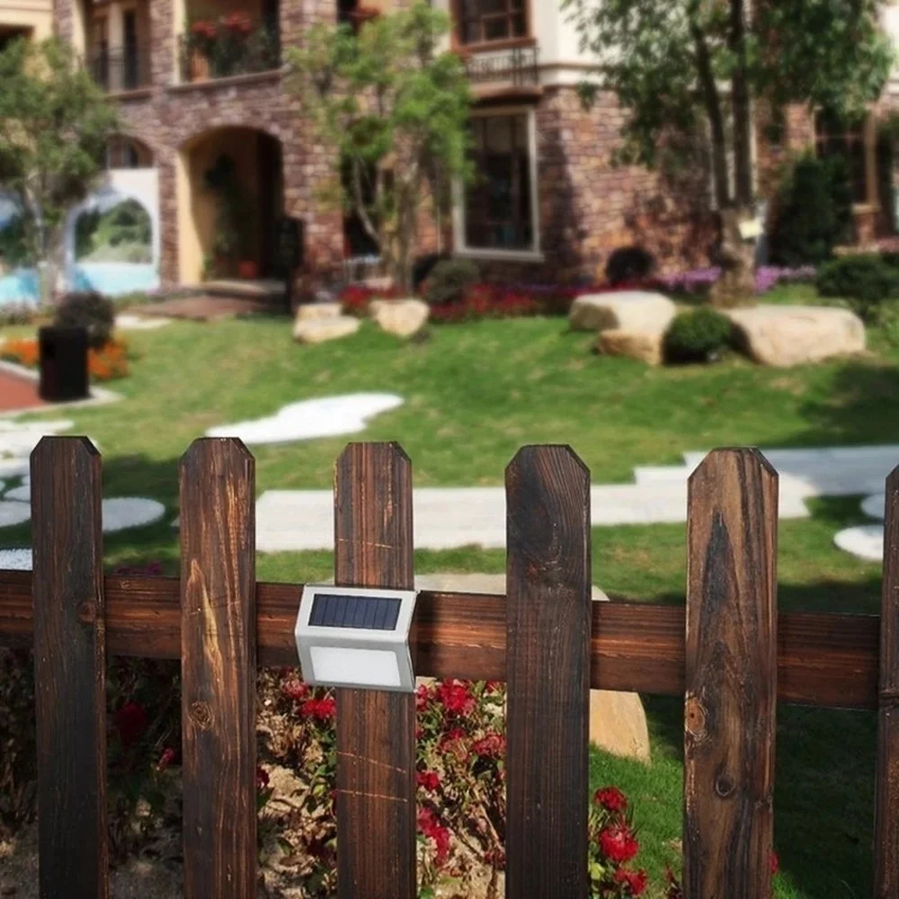 

3 LED Solar Light Outdoors Waterproof Solar Lamp Stainless Steel Solar Powered Sunlight for Garden Decoration Path Stair
