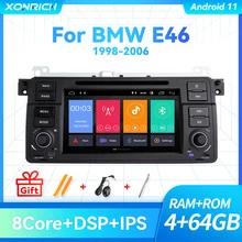 Android 11 4GB 64GB Car DVD Player For BMW 3 Series E46 Multimedia M3 318/320/325/330/335 1998-2005 GPS Navigation 4GB
