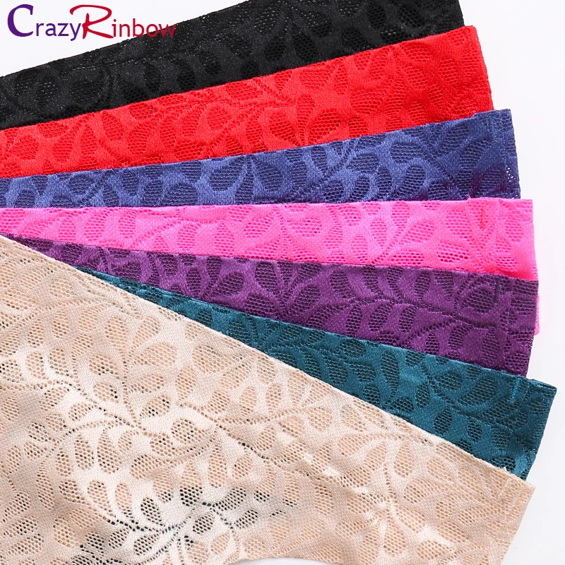 Женское нижнее белье ультратонкое бесшовное кружевное стринги с Т образной