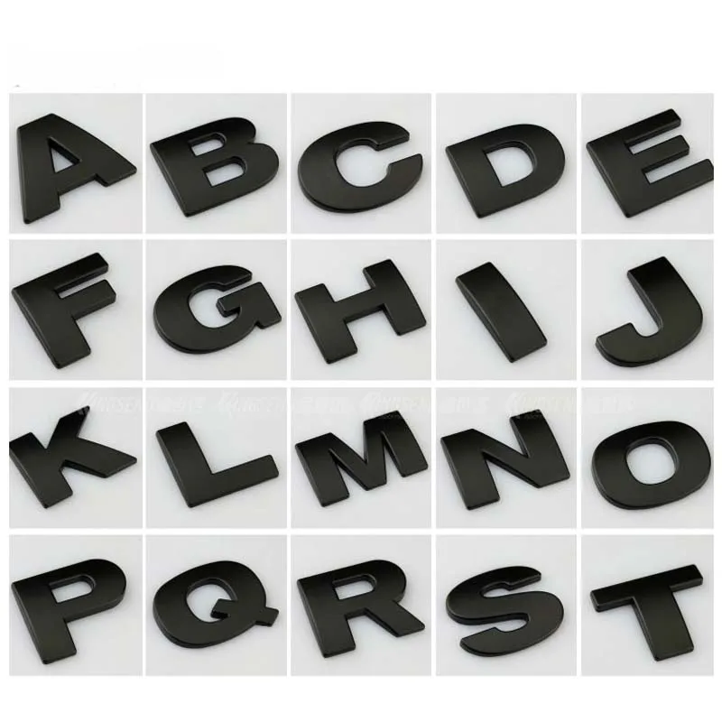 Стайлинг автомобиля 3D металлические буквы цифры эмблема хром своими руками