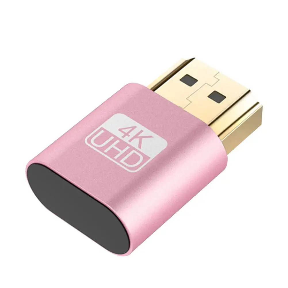 Комплект из 2 предметов 4K совместимому с HDMI DDC EDID разъем VGA виртуальной эмулятор