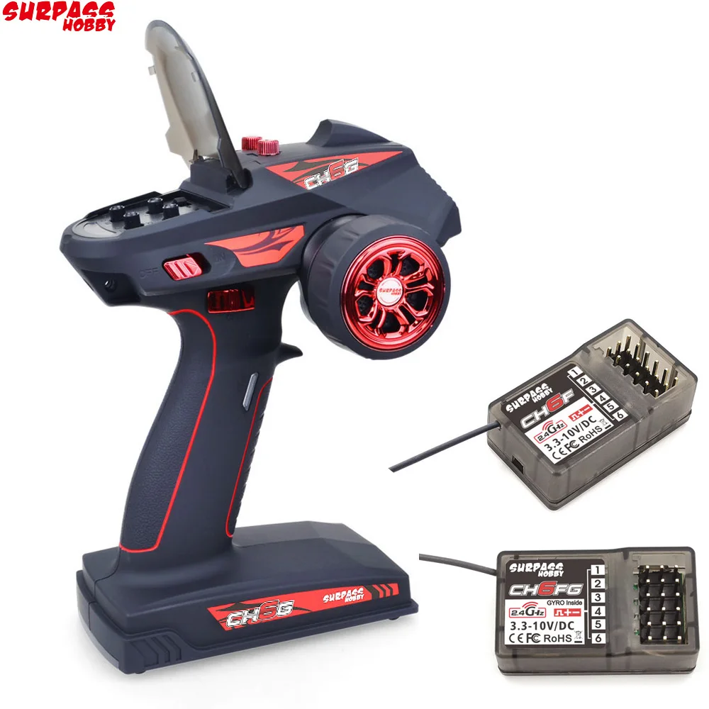 Радиоуправляемый CH6G CH6 CH5 CH4 2,4G 4CH 5CH 6CH передатчик с гироскопом X6FG приемник 2,4G пульт дистанционного управления для 1/10 1/8 Радиоуправляемая машинка лодка гусеничный танк