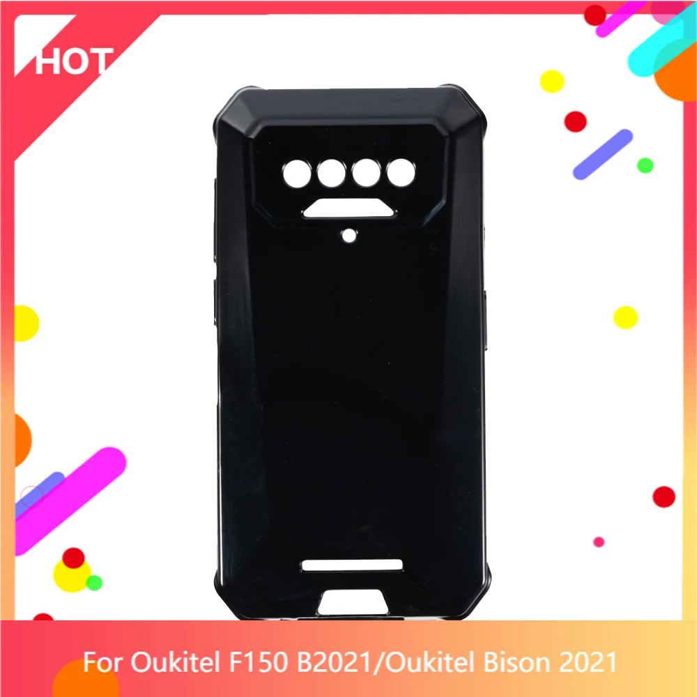 Чехол для Oukitel Bison Мягкая силиконовая задняя накладка из ТПУ B2021 матовый
