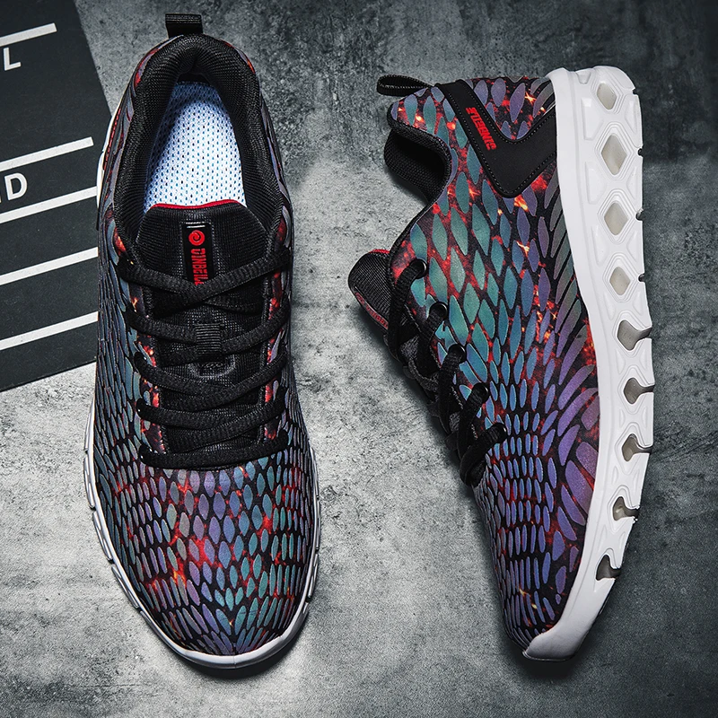 Ночные Кроссовки мужские легкие Спортивная обувь для мужчин Air Sole дышащие Zapatos De