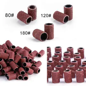 Фрезы для аппаратного маникюра и педикюра, 50100 шт., шлифовальные ленты для ногтей, 80 #, 120 #, 180 #