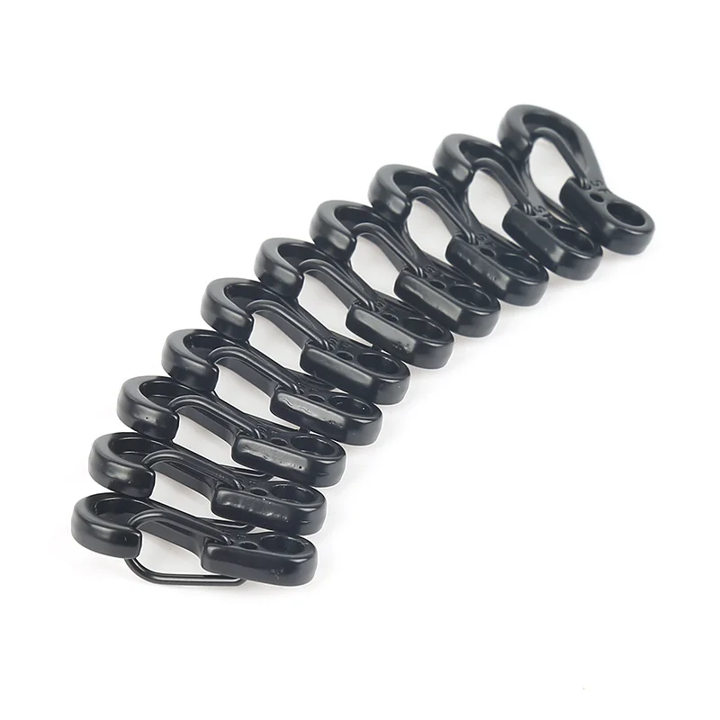 Карабин для активного отдыха и 10 шт./лот из алюминиевого сплава пряжка выживания