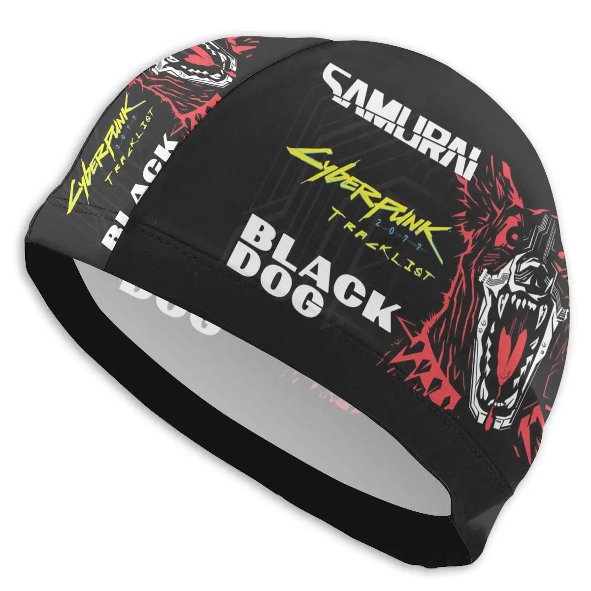 

Swimming Accessories Punk Style Adults Men/Women High Elastic Waterproof PU Fabric Protect Ears Long Hair Swimming Cap