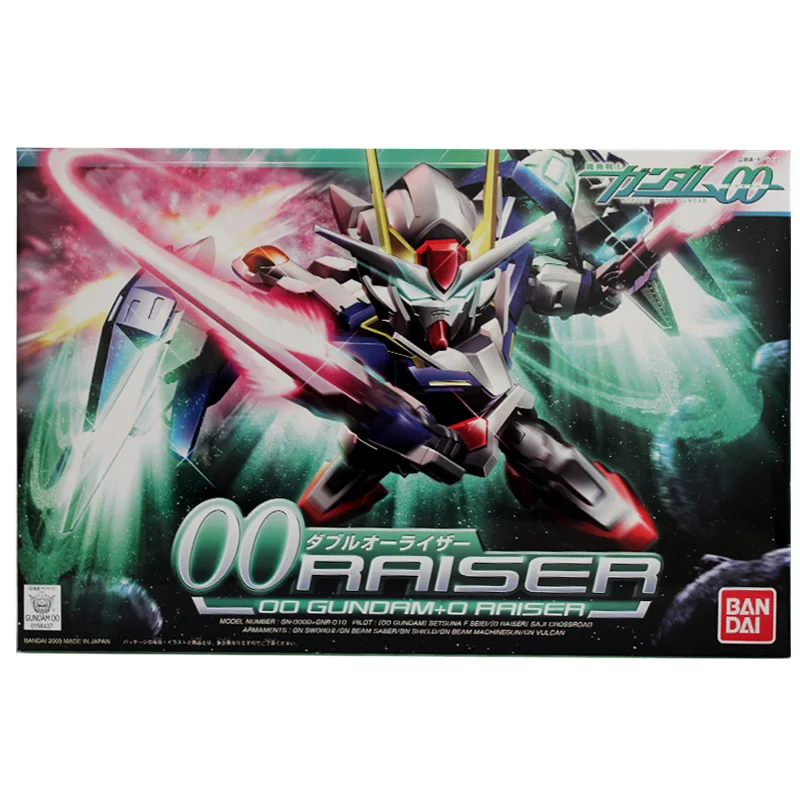 

Gundam assembled model Q version SD BB warrior 322 OO 00 Raiser 00R+ lifting wing Gundam