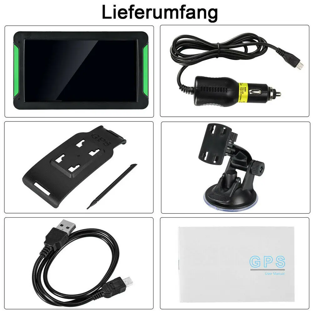 7 дюймовый сенсорный экран 8 ГБ Автомобильная GPS навигация стандартная Bluetooth Wi Fi FM