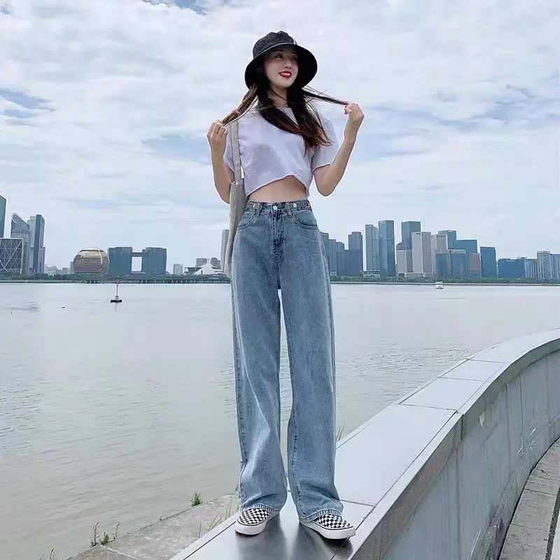 Fy1027 2020 spring summer autumn new women fashion casual Denim Pants woman female OL womens jeans | Женская одежда