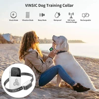 dog training collar anti barking rechargeable lcd trainer