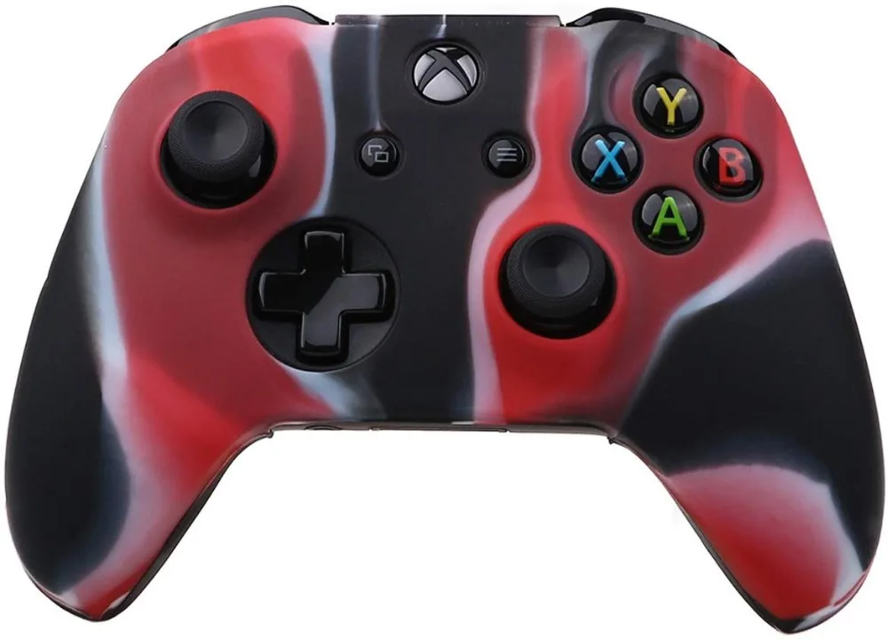 Силиконовый защитный чехол ZOMTOP для XBox One X S, защитный чехол для контроллера, защита для переноса воды, камуфляжная крышка, крышки для ручек