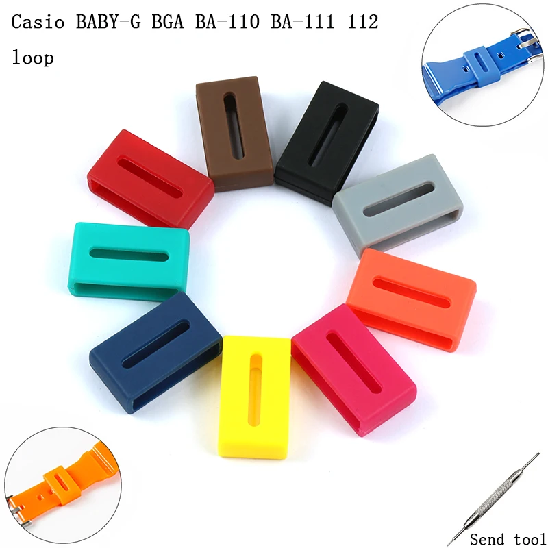 Аксессуары для часов полимерная Петля ПОДХОДИТ Casio BABY G BGA BA110 111 120