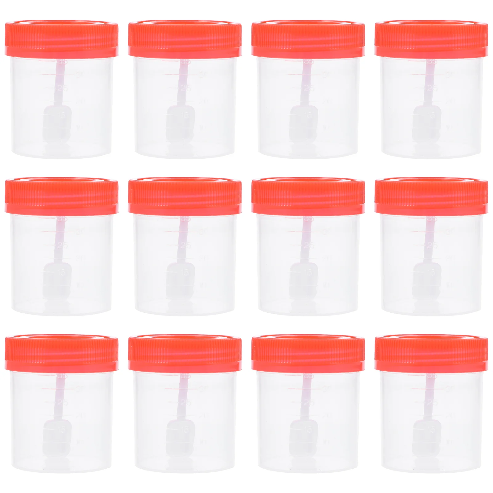 

50pcs Specimen Cups 40ml Sample Cups Fecal Sample Cups (Random Color)