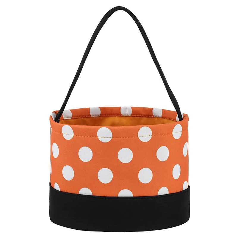 На Хэллоуин с надписью Trick or Treat сумка для детей, корзина для конфет на Хэллоуин, Подарочная сумка для хэллоуивечерние, сумочка для подарка, д...