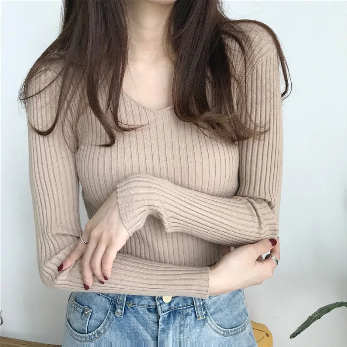 

kobieta swetry cardigan mujer sweater womenKoreanSlim-fit tight JumperTurtleneck Sexy Korea style ropa mujerjersey truiendames