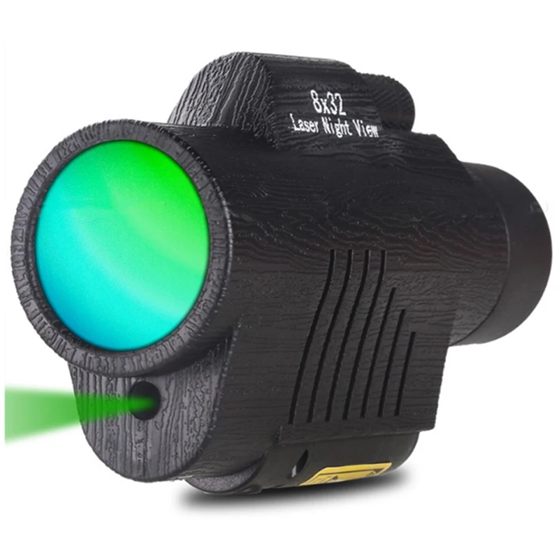Монокулярный лазерный бинокль ночного видения 10X32 HD уличный телескоп для