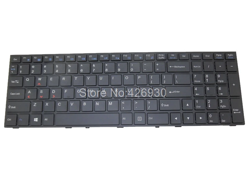 Клавиатура с подсветкой для США CLEVO P650 N150RD1 N150SD N150SCSD N151SC N151SD N155RD1 N155SC N155SD N155SCSD N170RD1