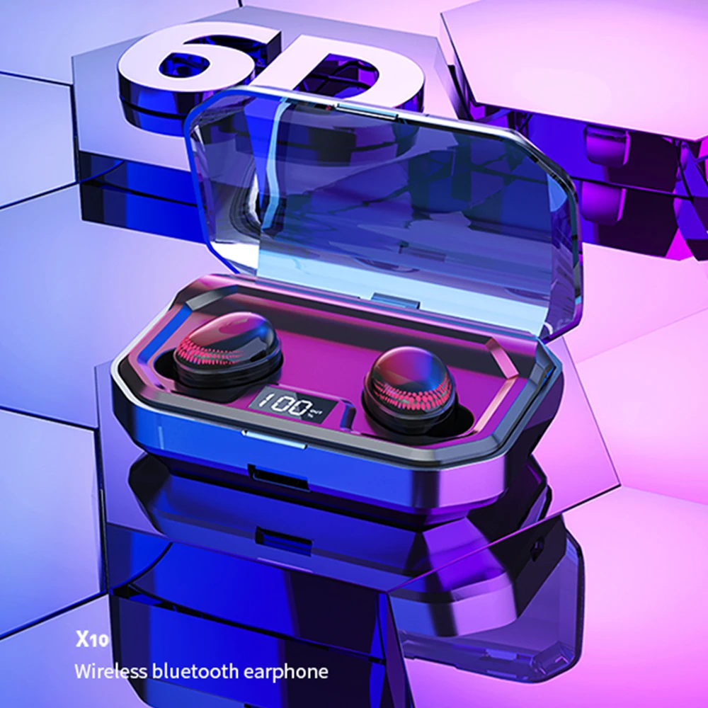 Беспроводные bluetooth-наушники X10 наушники-вкладыши Bluetooth игровая гарнитура с