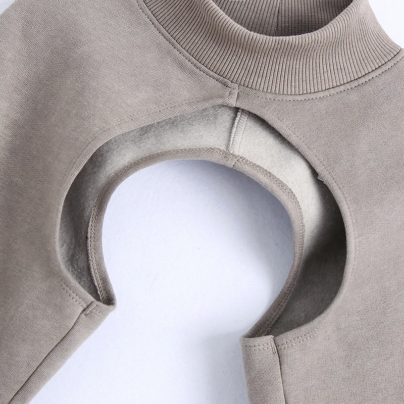 

Aachoae Fashion 2 Piece Set Women Solid Color Casual Cropped Sweatshirt Tracksuits Streetwear Loose Long Pants Outfits