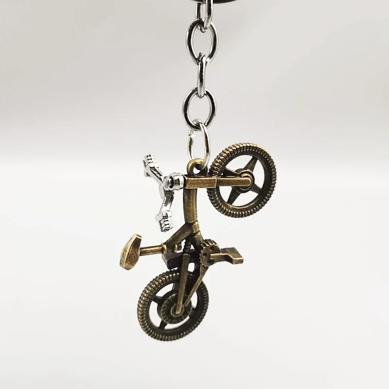 

Motorcycle Pendant Key Chain Creative Model Mountain Car Key Chain Retro Style Metal Bag Ornament Accessories 3D Key Ring