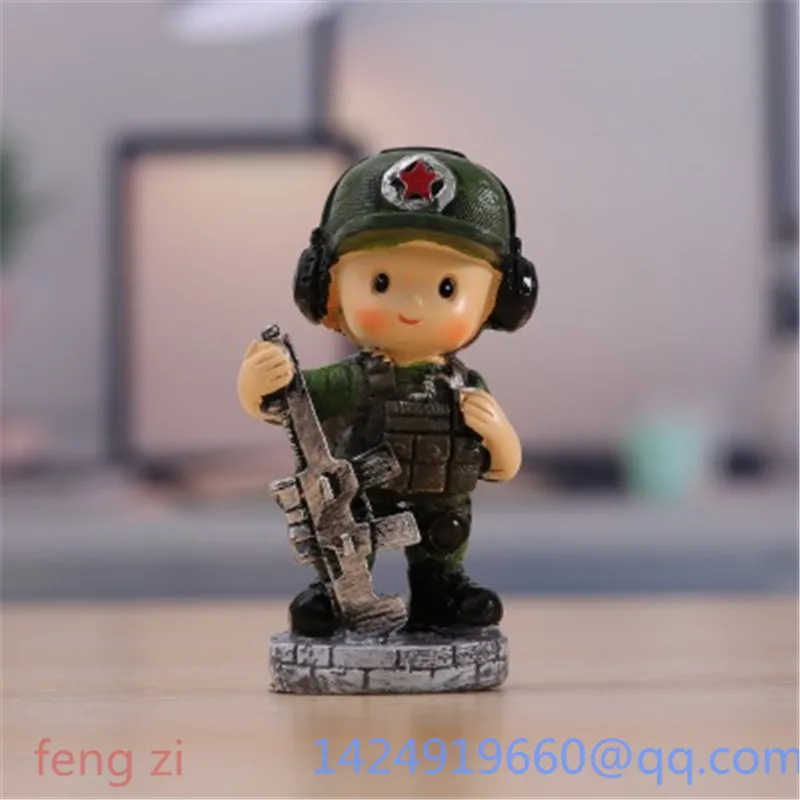 Маленький полицейский военный пилот спецназа динозавр украшения для выпечки