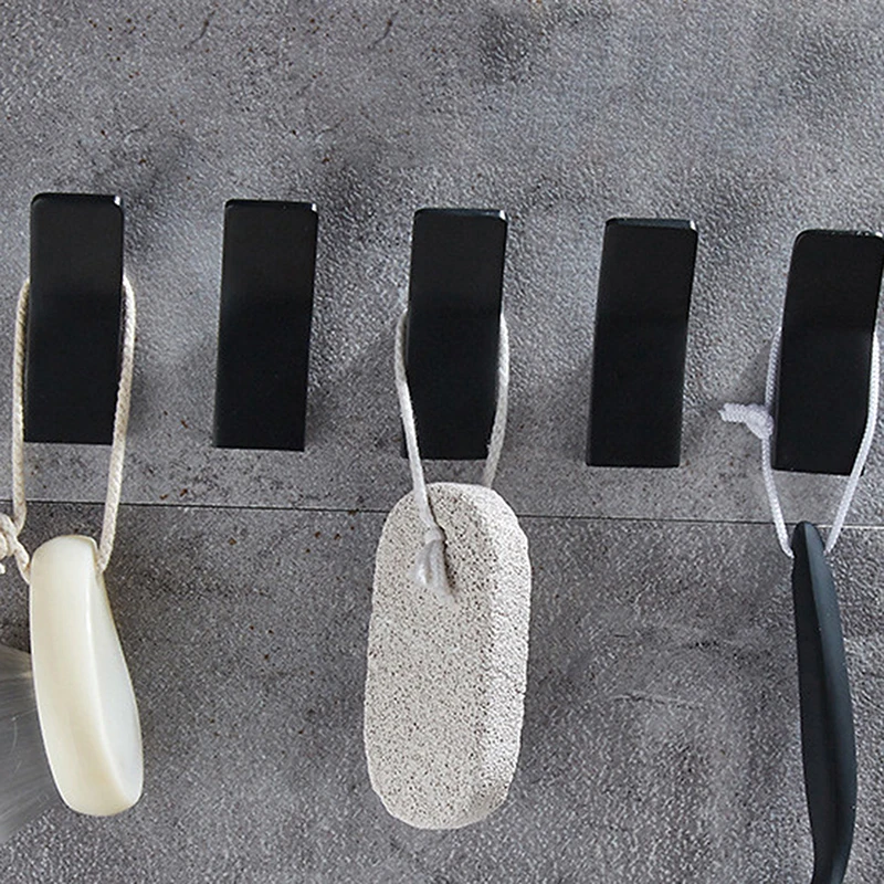 

10pcs Self-adhesive Clothes Bag Hanger Hook Kitchen Storage Towel Hook For Bathroom Modern Wall Hanger Hook Bath Accessories