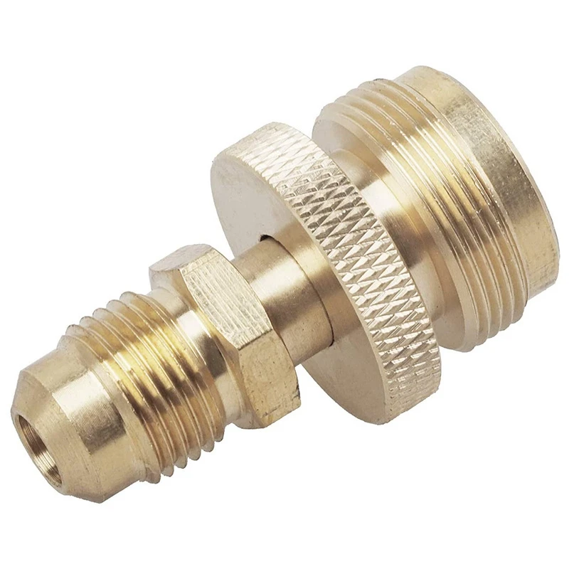 1LB Portable Propane Regulator Adapter 1in-20 Male Throwaway Cylinder Thread to 3/8in Flare (5/8in-18UNF) Fitting | Обустройство дома