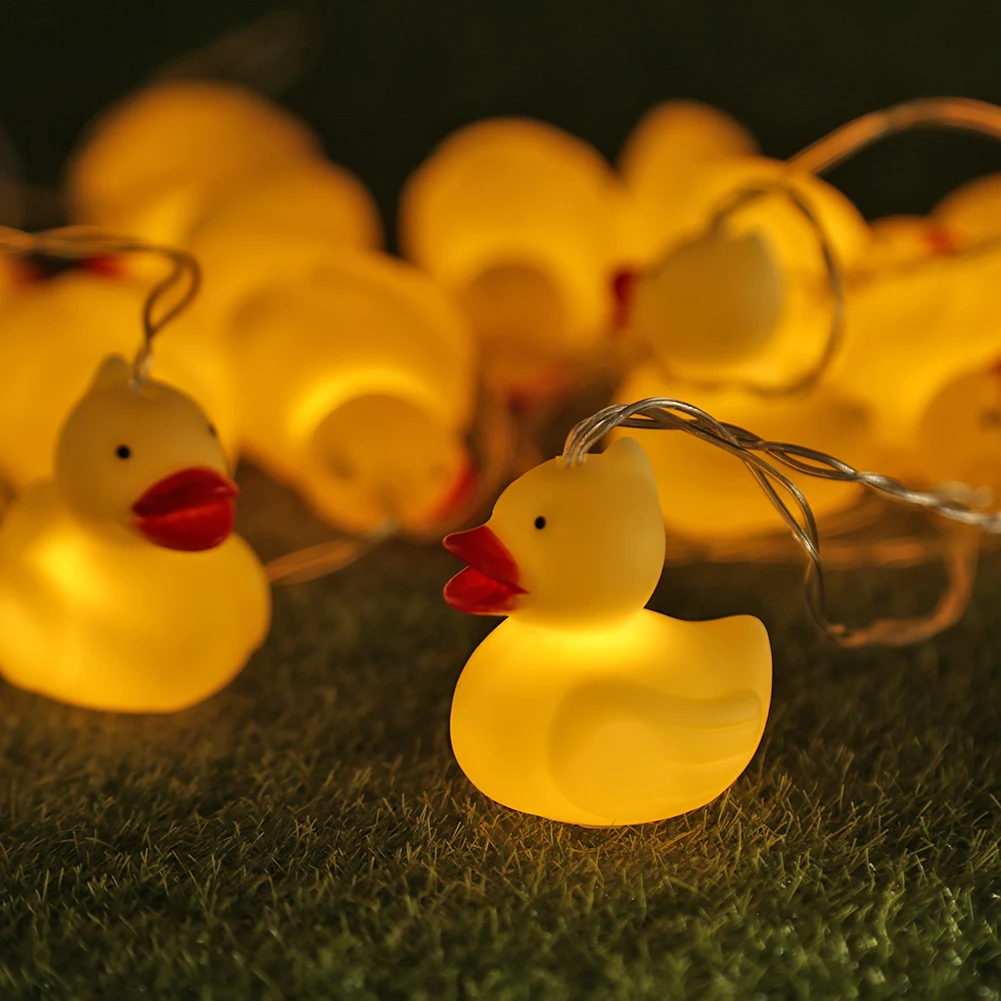 

Garland Fairy String Light Glow Wedding Decor Yellow Duck LED Battery for Cafe Restaurant Exquisite Ornaments