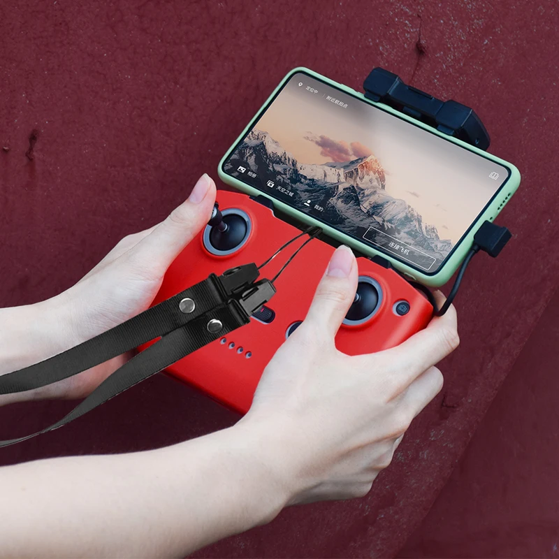 

for DJI Mavic Air 2/Mini 2 Dust-proof Silicone Protective Cover Strap Scratch-proof Remote Controller Drone Accessories