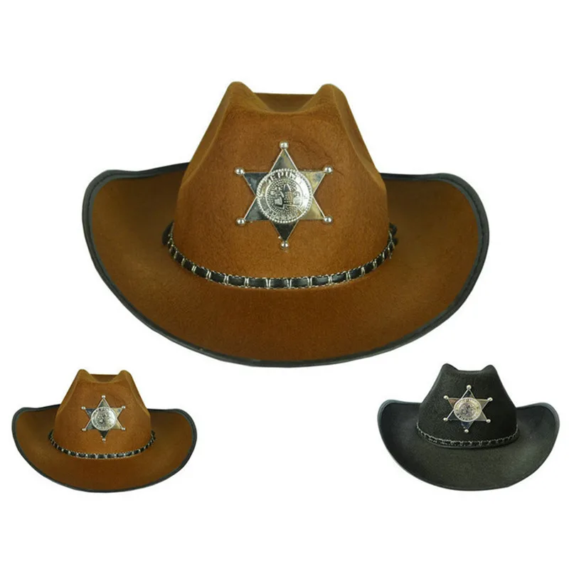 Зимняя Женская Черная Корона ковбойская шляпа в западном стиле шапка с перьями