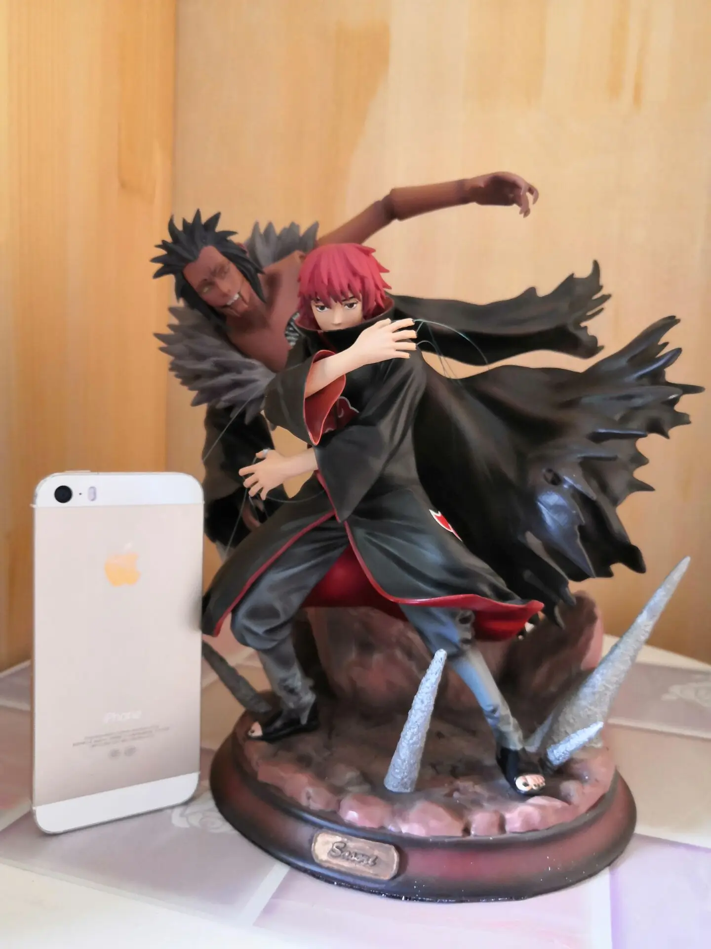 1" Статуя Наруто Akatsuki бюст Сасори полноразмерный портрет акасуна нет Сасори GK Коллекционная модель игрушки коробка 29 см Z2590