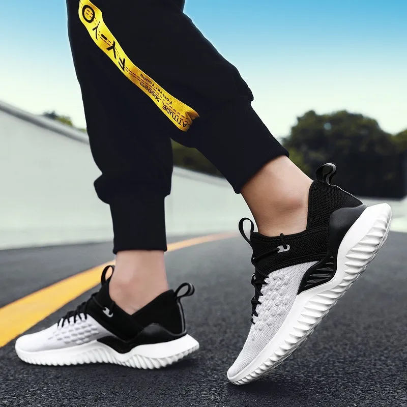 Сетчатые слипоны для бега Простые повседневные кроссовки Мужские легкие