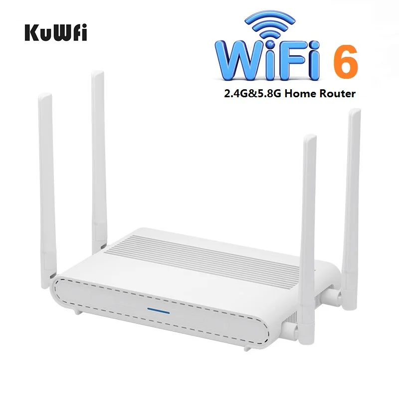 

Global Version WiFi 6 Router 1800Mbps Enterprise Class Router 2.4G&5.8G Wireless Gigabit Wifi Bitcoin Router Signal Amplifier