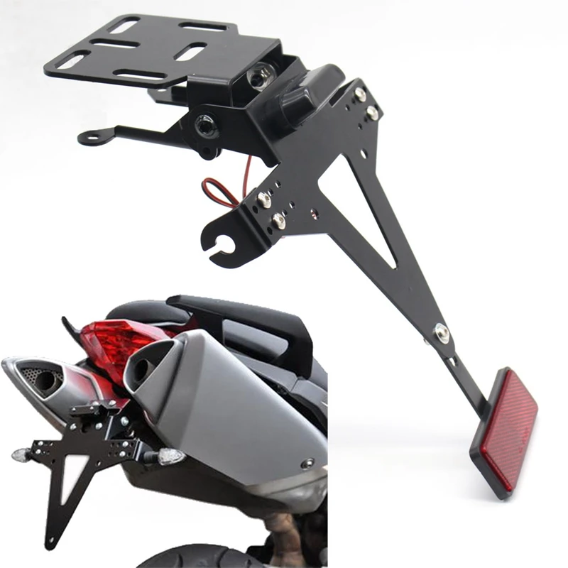 Мотоцикл Регулируемый угол номерной знак рамка держатель кронштейн для Yamaha Yzf R1 R3