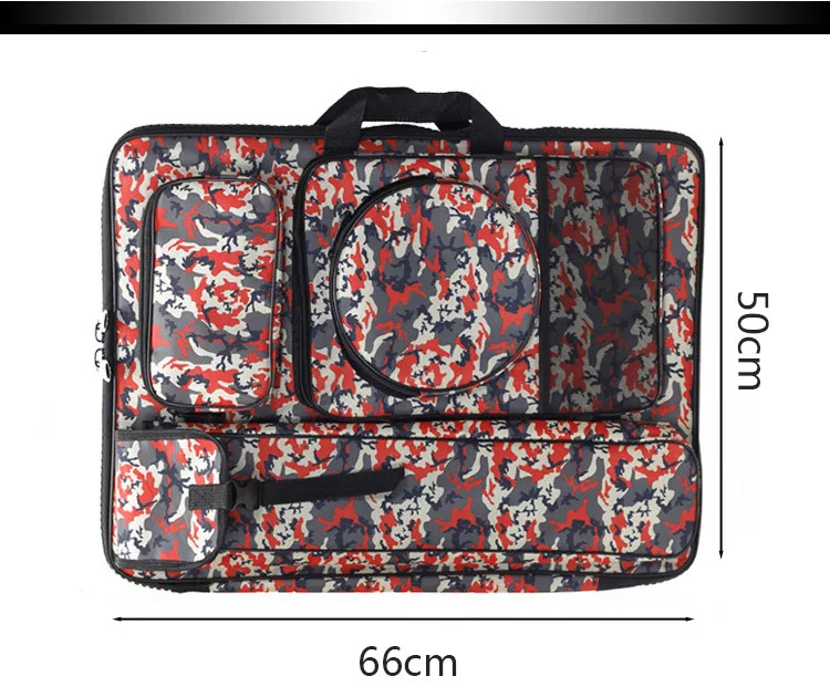 Модная Портативная многофункциональная сумка для набросков 4K яркая