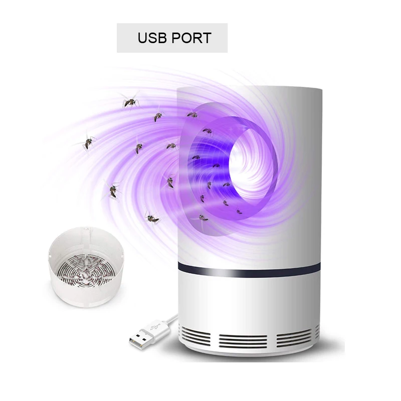 Type 1 USB Лампа-убийца комаров E27 светодиодная лампа Электроника usb анти-ловушка для насекомых ночник ошибка ловушка для насекомых Zapper Killer огни отпугиватель вредителей - Цвет: Type 1 USB