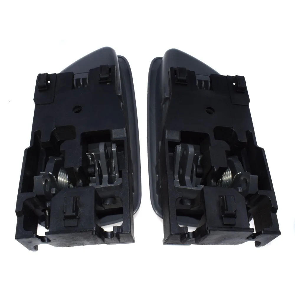 Серая дверная ручка ISANCE внутри интерьера передняя/задняя Левая Правая пара для