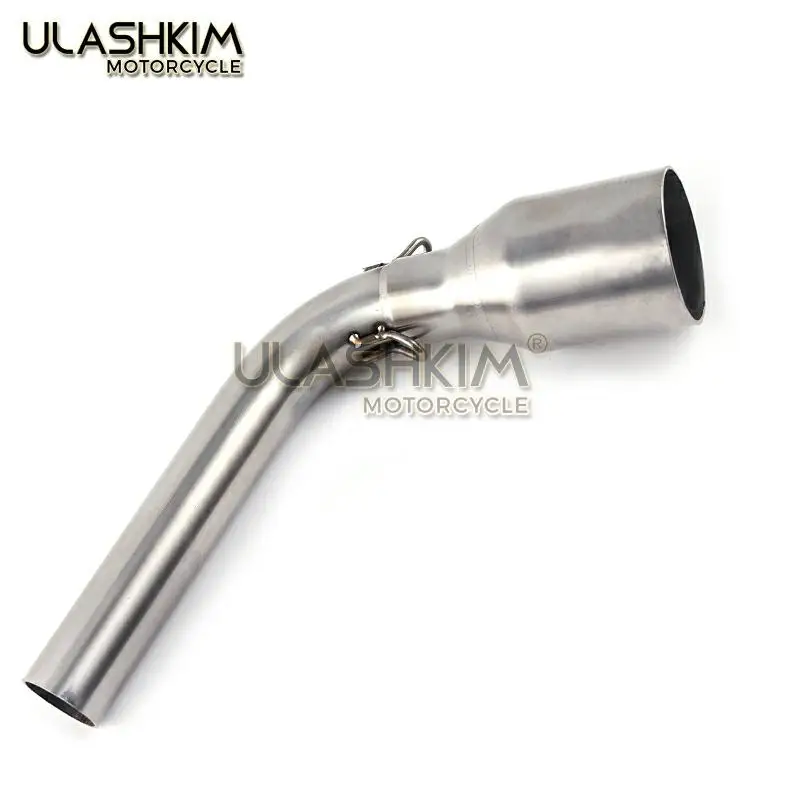 

Motorcycle Exhaust Muffler Link Pipe Carbon Fiber Exhaust middle Pipe Escape FOR honda GROM MSX125 MSX 125 2013-2015 slip on Q