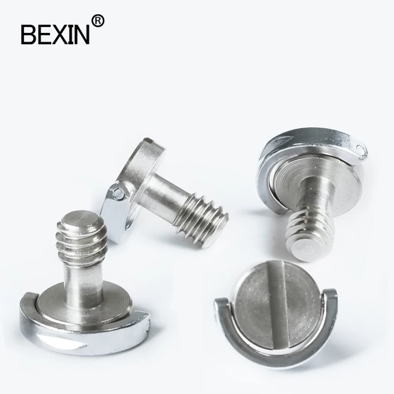 Винт BEXIN LS091 с d образным кольцом 1/4 дюйма из нержавеющей стали для камеры головка