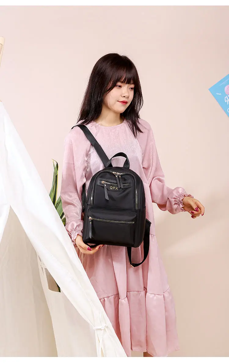 

Nylon Women Backpacks Female Shoulder Backpack Casual Teenage Girls Student School Backpacks Fashion Ladies Business Laptop Bags