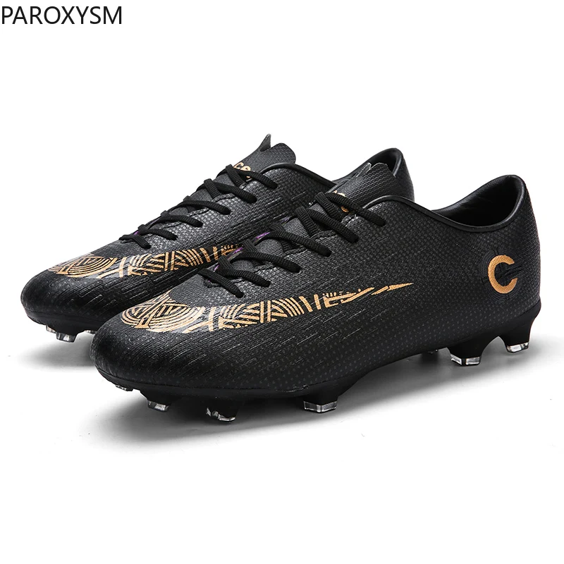 Murah Sepak Bola Pria Sepatu Buatan Rumput Super Tinggi Pergelangan Kaki Anak Outdoor Paku