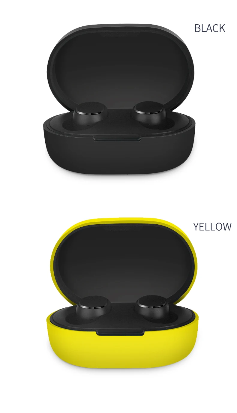 Силиконовый чехол для наушников для xiaomi Redmi AirDots беспроводной Bluetooth чехол s Redmi Airdots TWS аксессуары для наушников Нескользящие