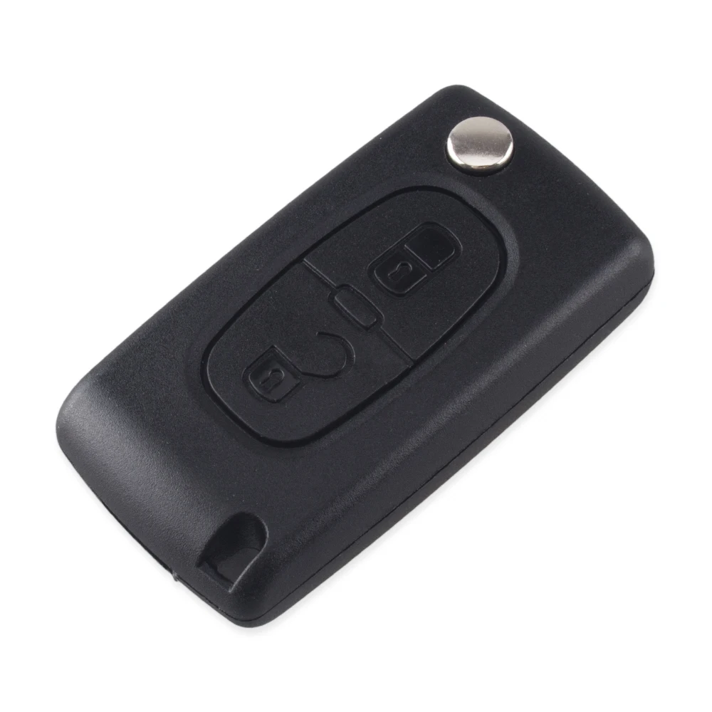 Складной чехол KEYYOU для автомобильного ключа 2 BT пустой Peugeot 107 207 407 307 307S 308 607 807 VA2/HCA