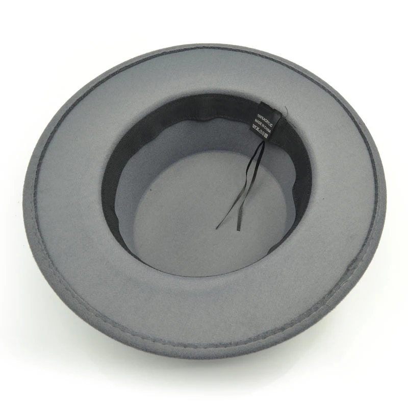 Шерстяная шляпа в винтажном британском стиле с бантом на плоской подошве сезон